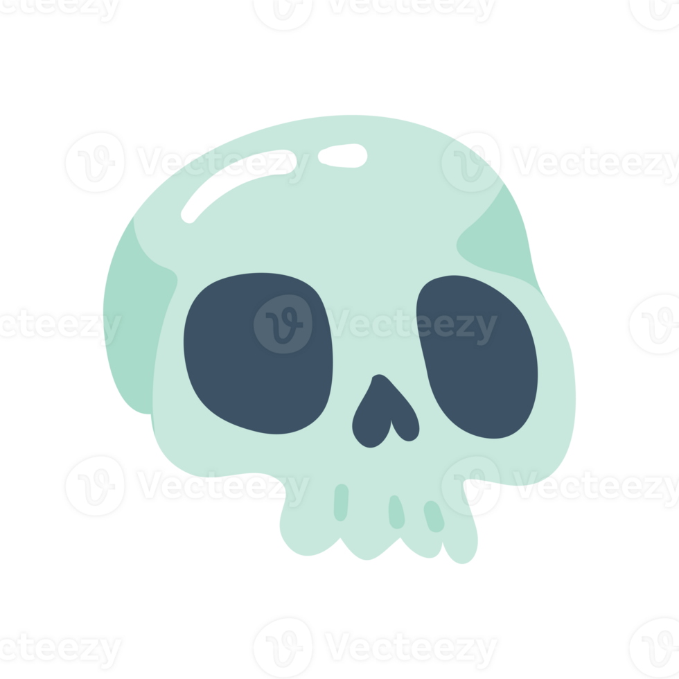 dood Mens schedel tekenfilm halloween nacht verschrikking png