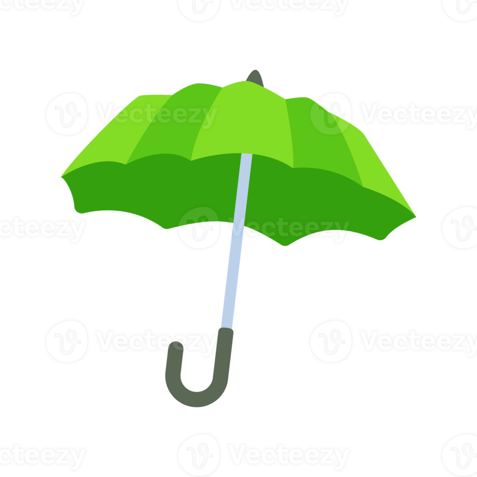 Colorful umbrella icon for rain protection open sun umbrella simple style png