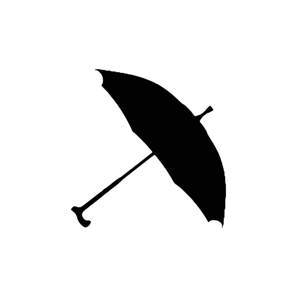 lluvia paraguas vector