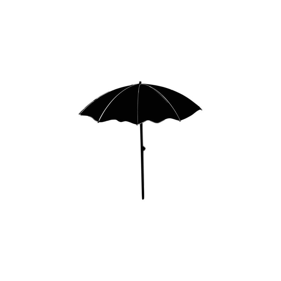 Beach Umbrella Vector 24128167 Vector Art at Vecteezy