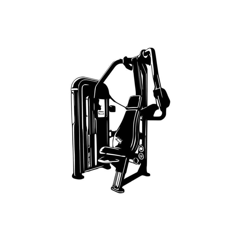 CHEST PRESS MACHINE Vector
