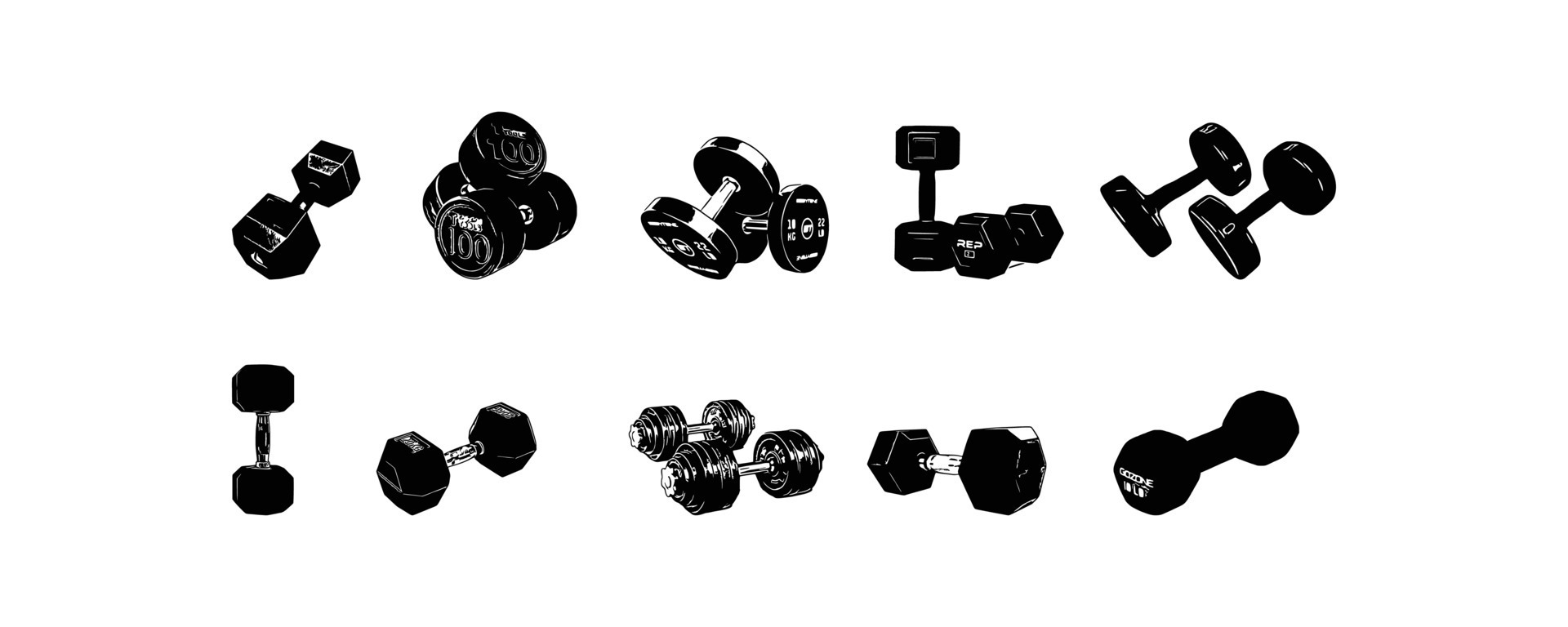 Dumbbell Vector illustration. 24128208 Vector Art at Vecteezy