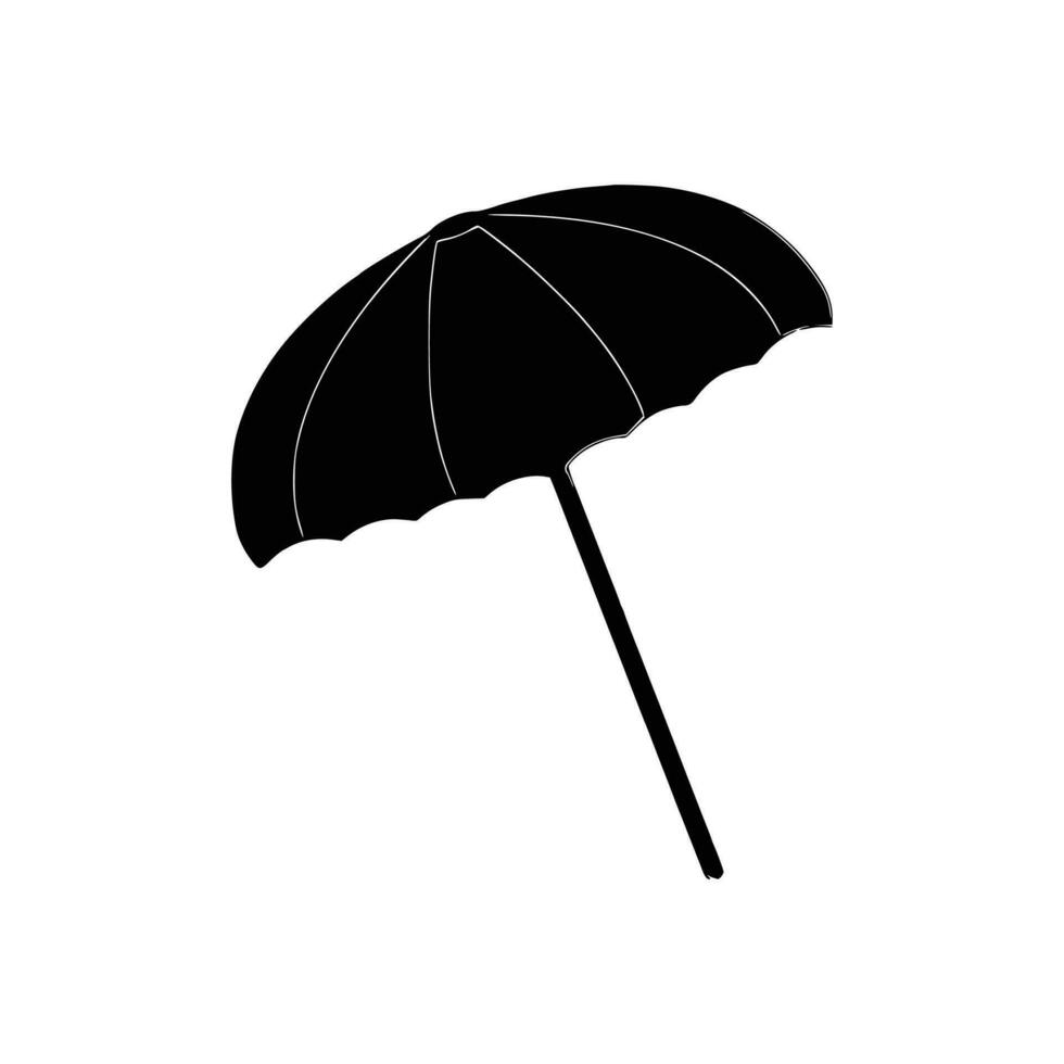 Beach Umbrella Vector 24128223 Vector Art at Vecteezy
