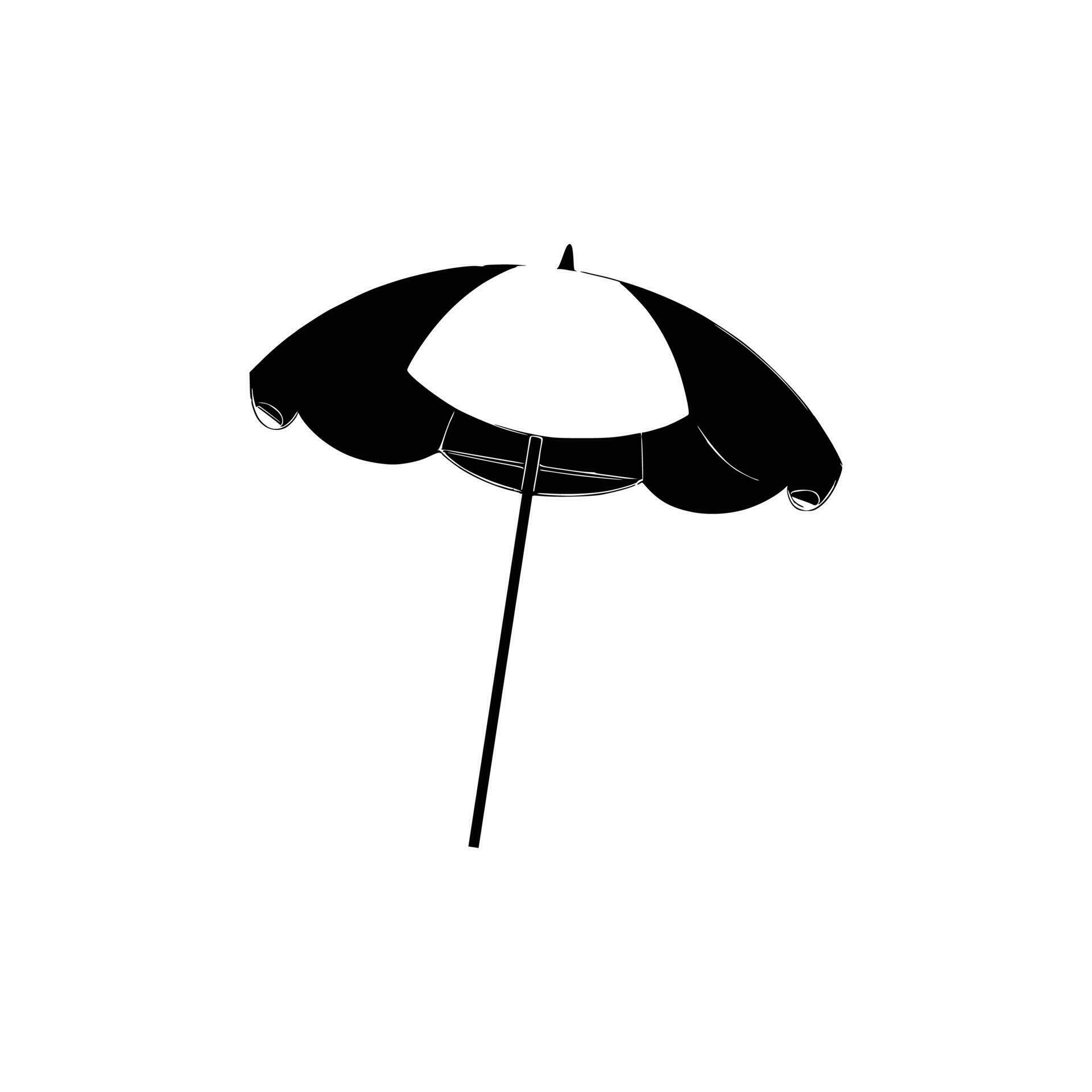 Beach Umbrella Vector 24128357 Vector Art at Vecteezy