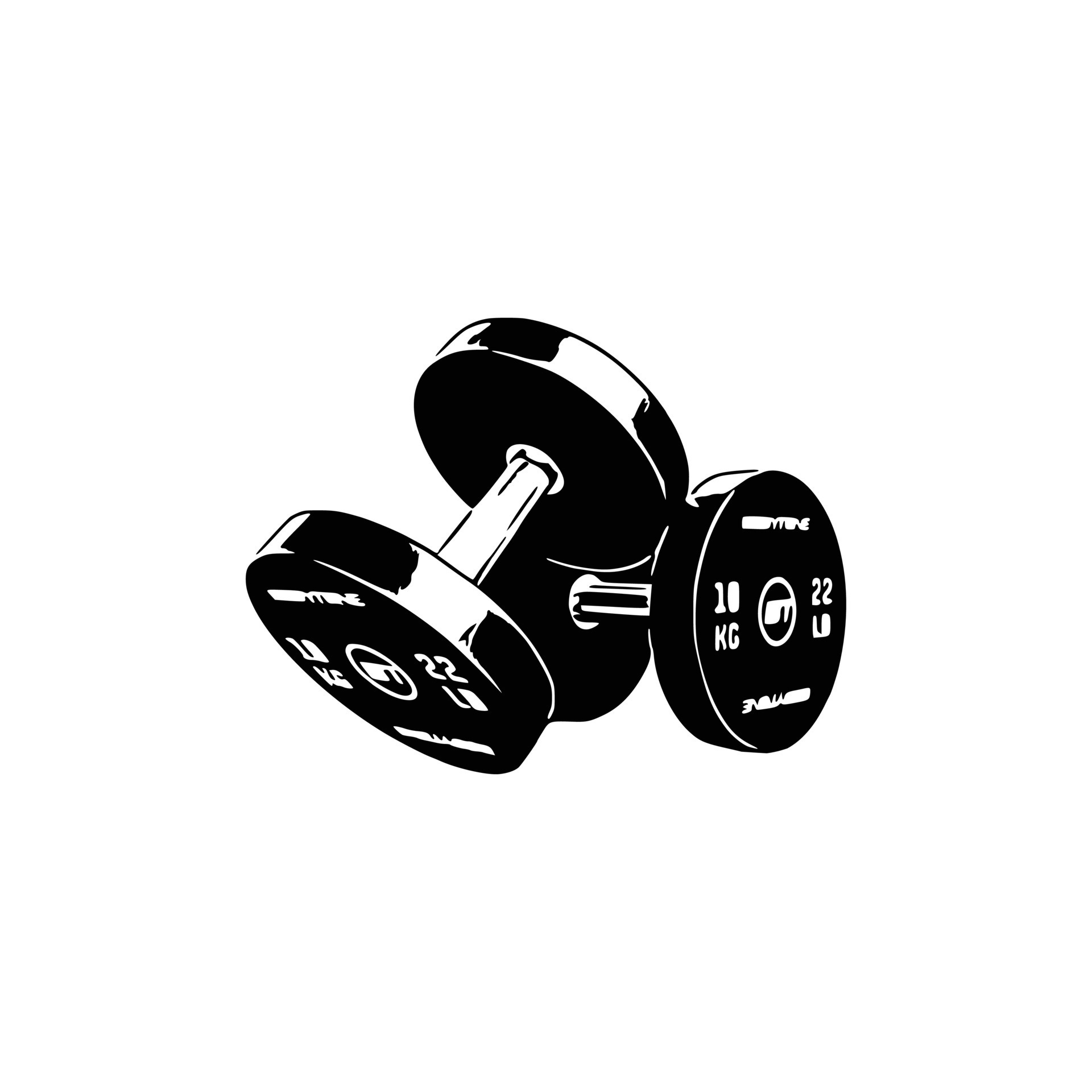Dumbbell Vector illustration. 24128365 Vector Art at Vecteezy