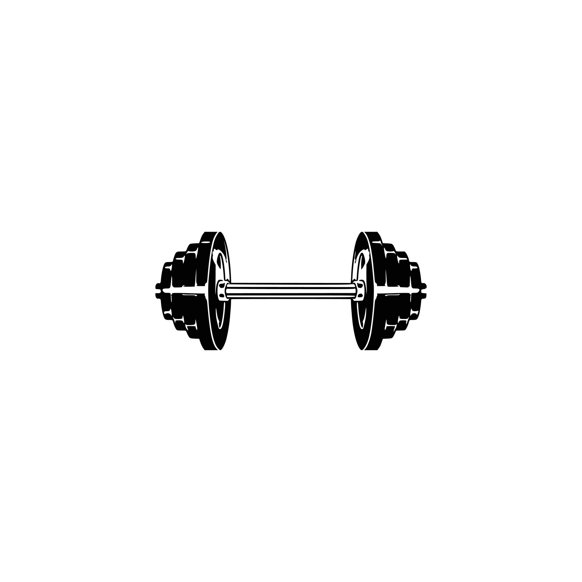 Dumbbell Vector illustration. 24128373 Vector Art at Vecteezy