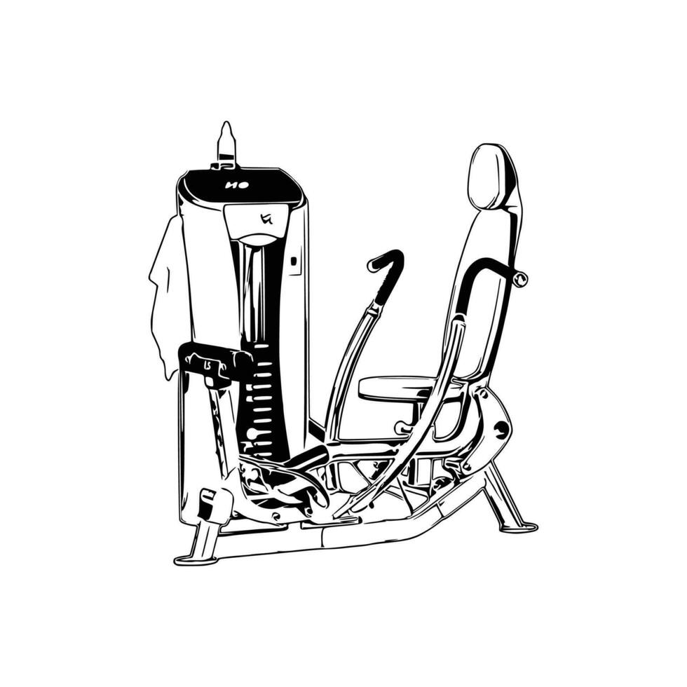 CHEST PRESS MACHINE Vector