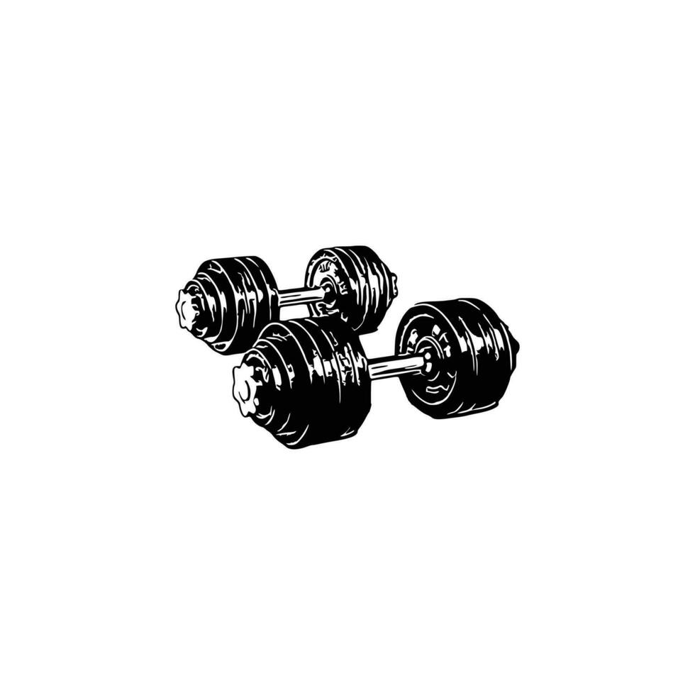 Dumbbell Vector illustration. 24128385 Vector Art at Vecteezy