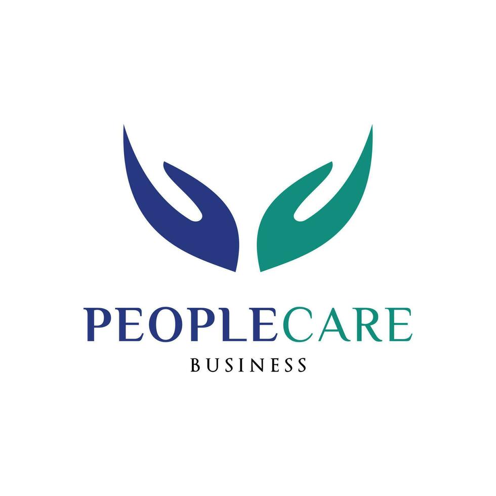 People Care Icon Logo Design Template vector