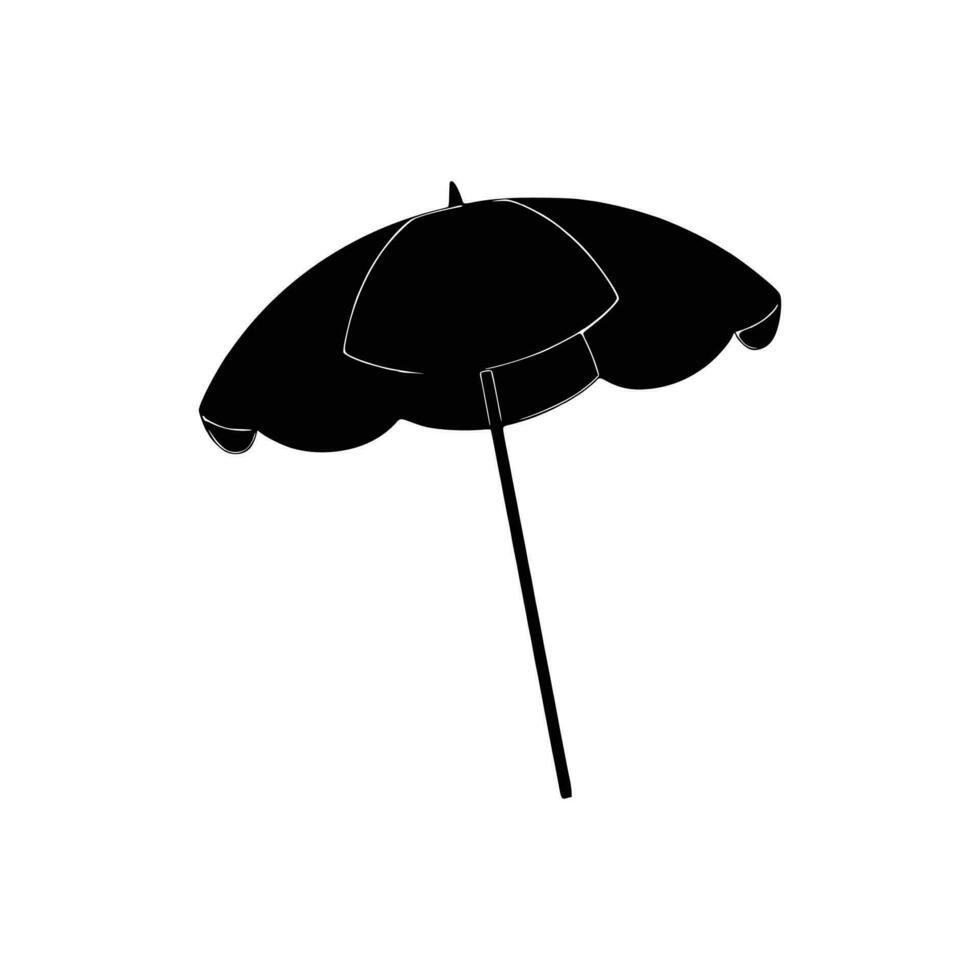 Beach Umbrella Vector