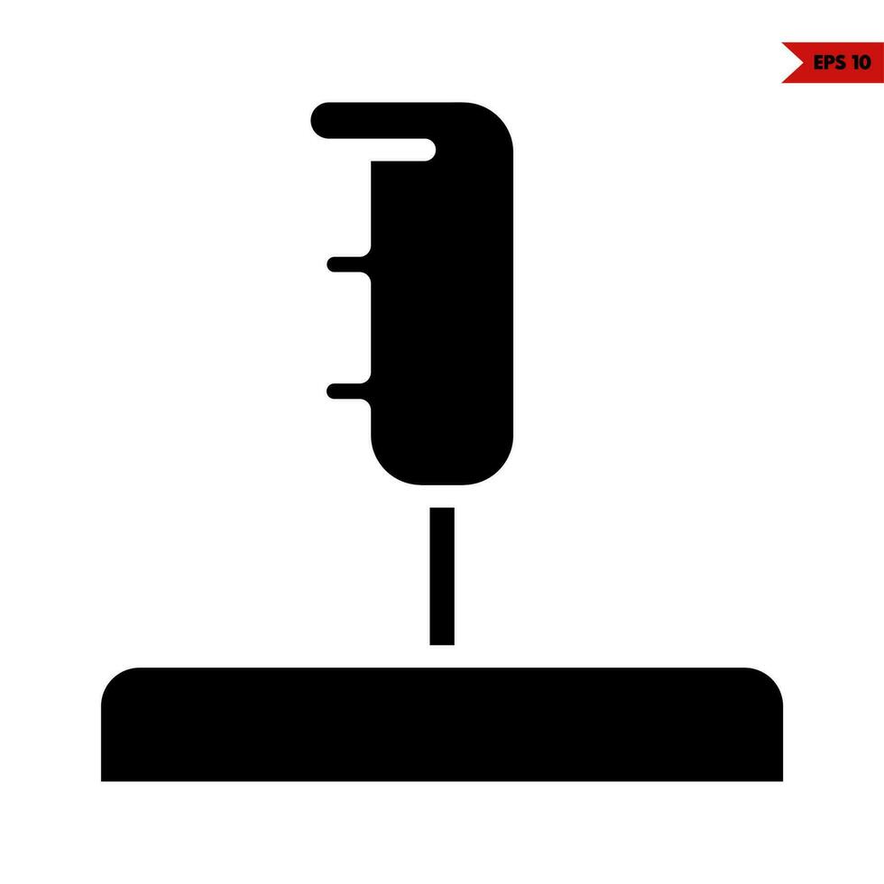 knob game glyph icon vector
