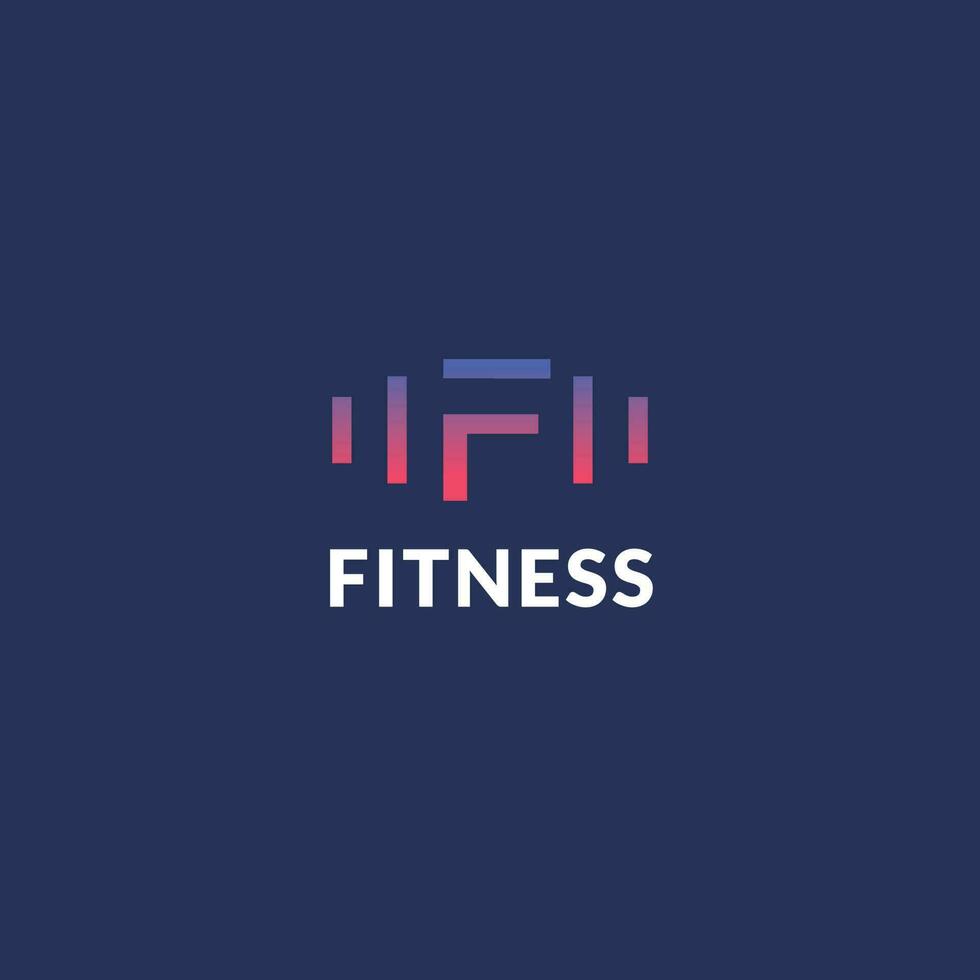 Fitness Studio logo template. A clean, modern, and high-quality design logo vector design. Editable and customize template logo