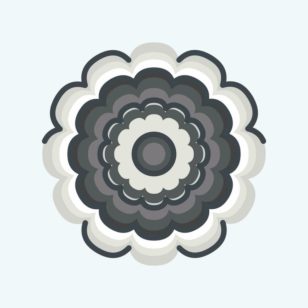 Icon Calendula. related to Flowers symbol. doodle style. simple design editable. simple illustration vector