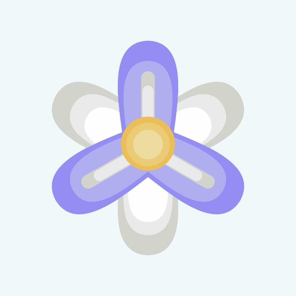 Icon Hyacinth. related to Flowers symbol. flat style. simple design editable. simple illustration vector