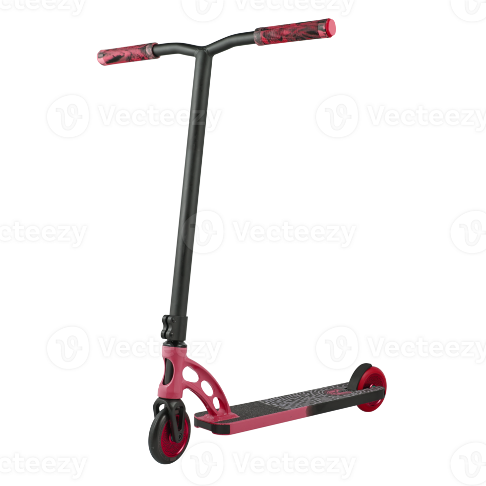 freestyle scooter with cut out isolated on transparent background png