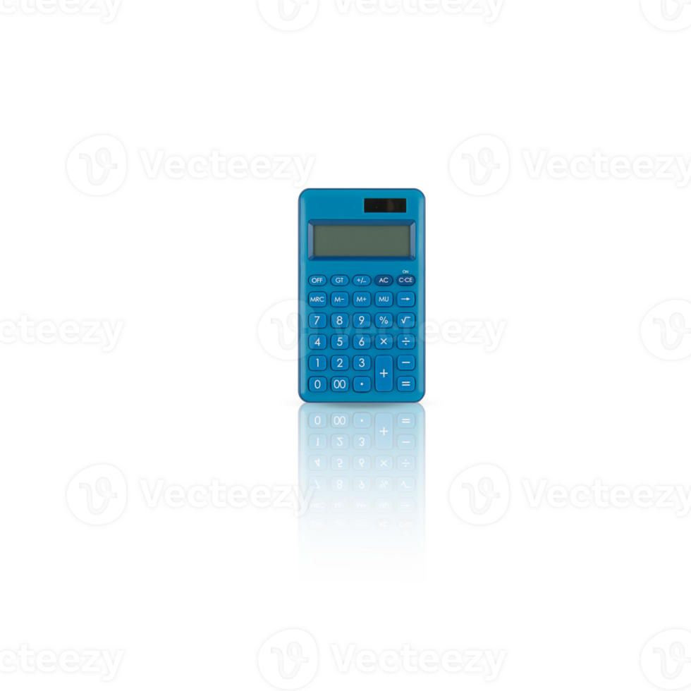 calculator taken in the studio cut out isolated background png