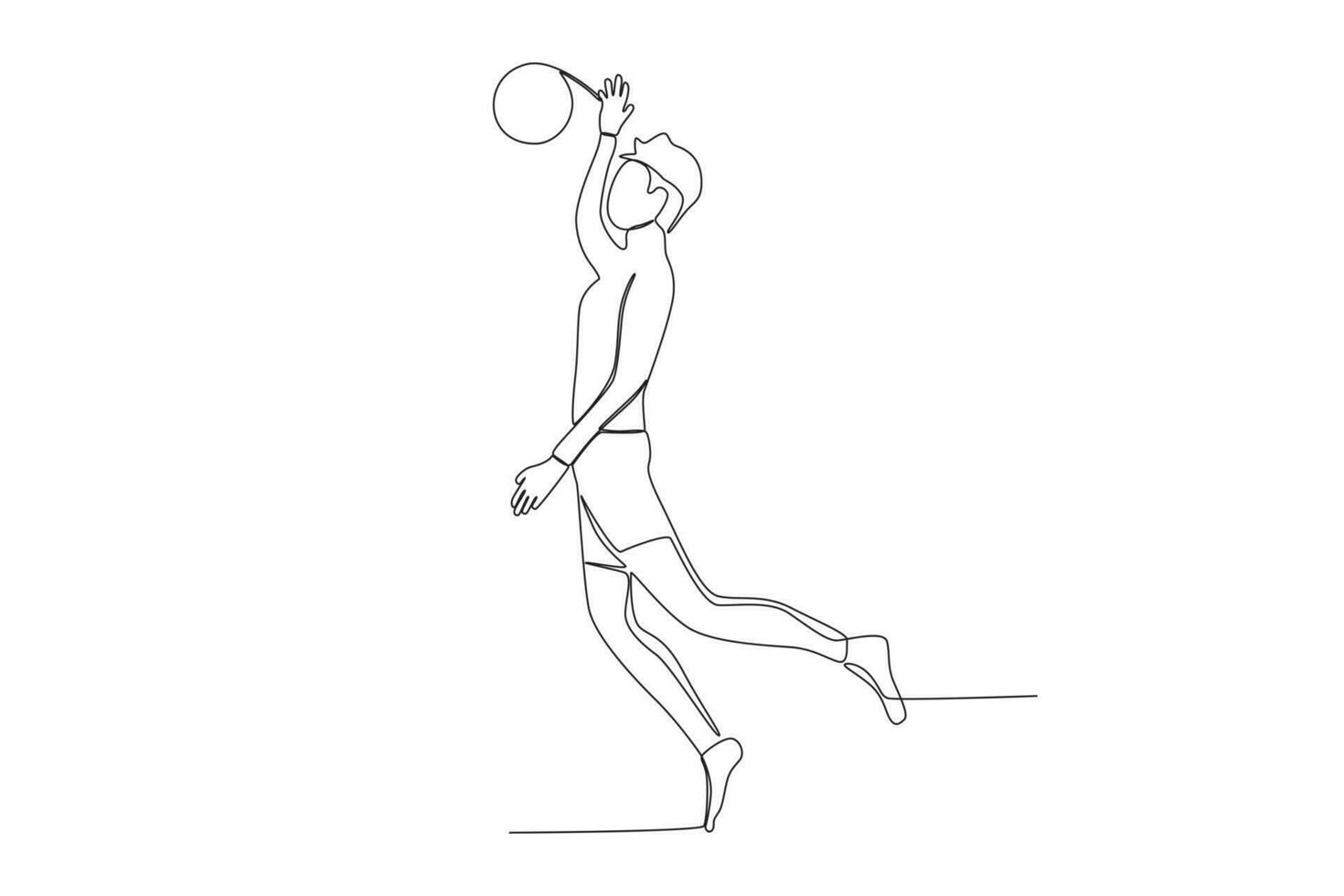 A boy having fun playing volleyball 24129641 Vector Art at Vecteezy