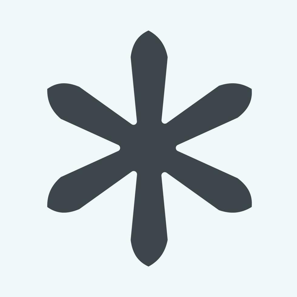 Icon Saffron. related to Flowers symbol. glyph style. simple design editable. simple illustration vector