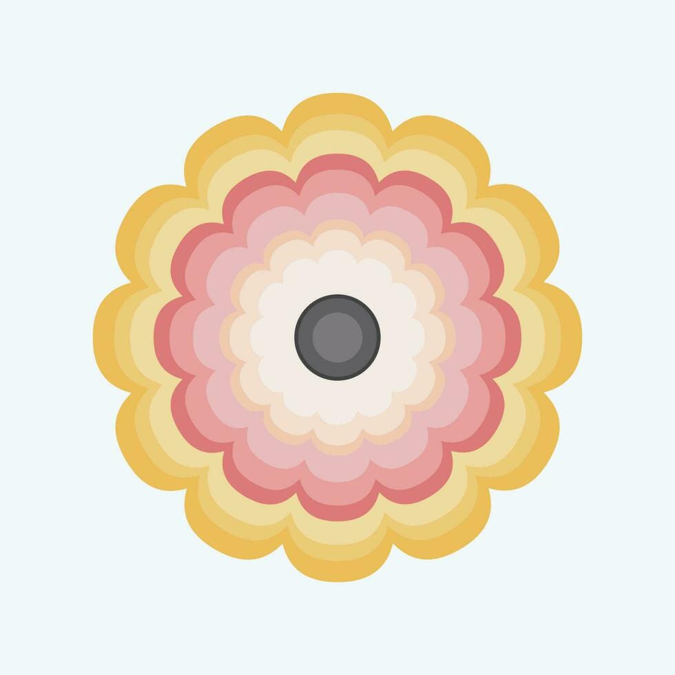 Icon Calendula. related to Flowers symbol. flat style. simple design editable. simple illustration vector