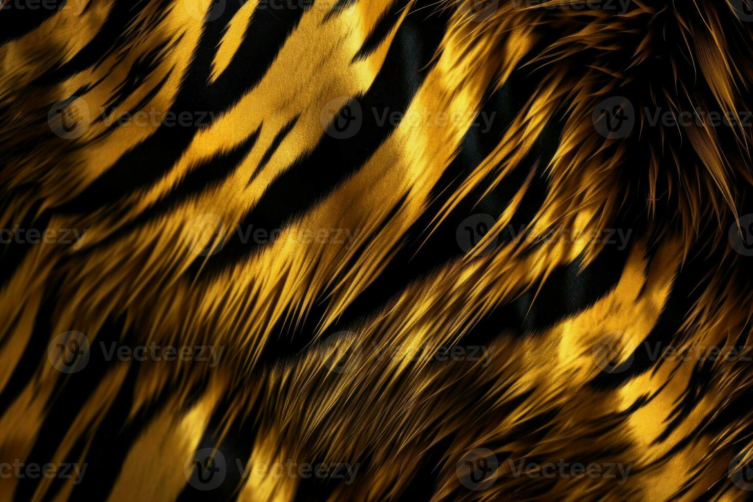 Tiger fur background. Generate Ai photo
