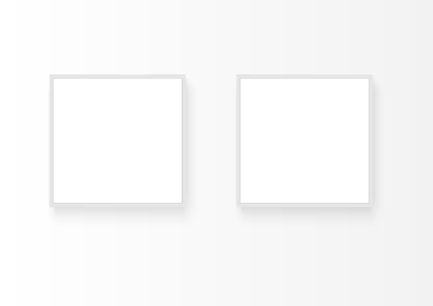 Empty paper template. Realistic vertical mockup on white background with shadow. Isolated vector illustrator.