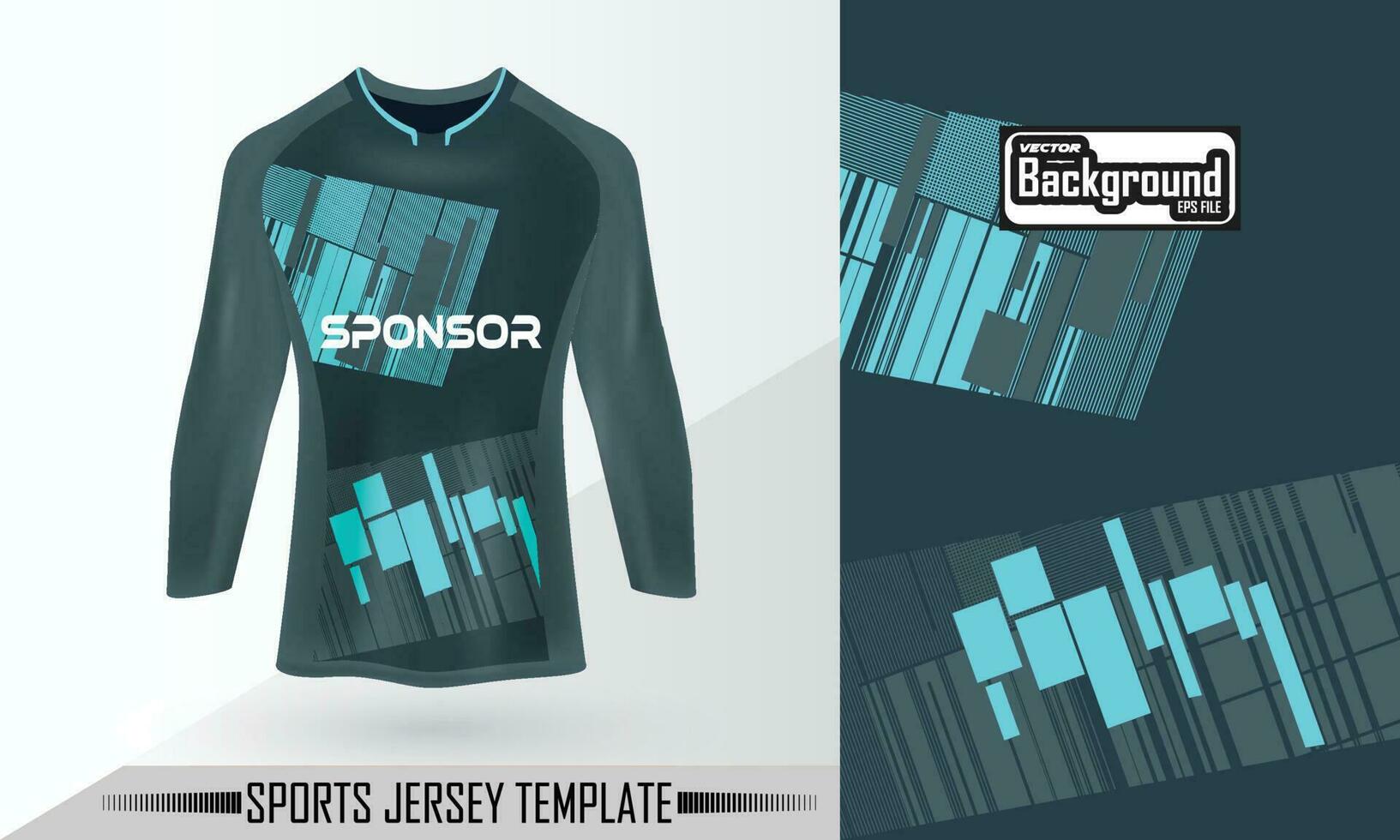 plantilla de diseño de camiseta de fútbol creativa vector