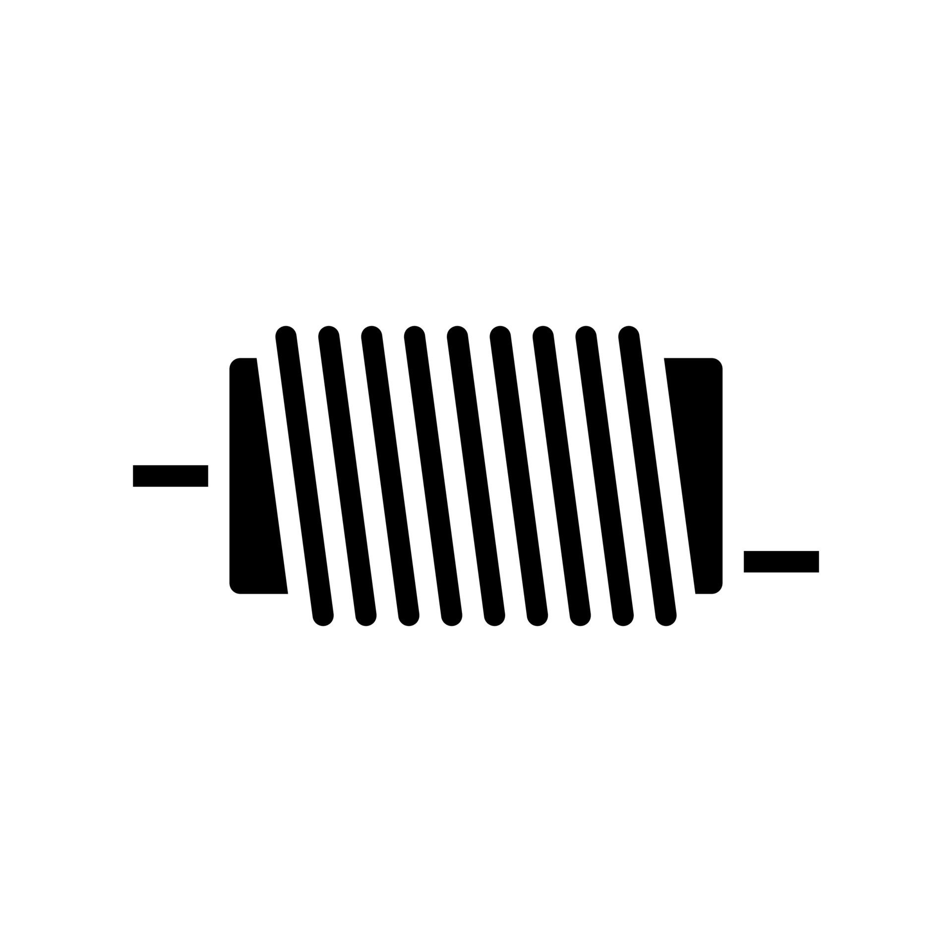 inductor electronic component glyph icon vector illustration 24131042 Vector Art at Vecteezy