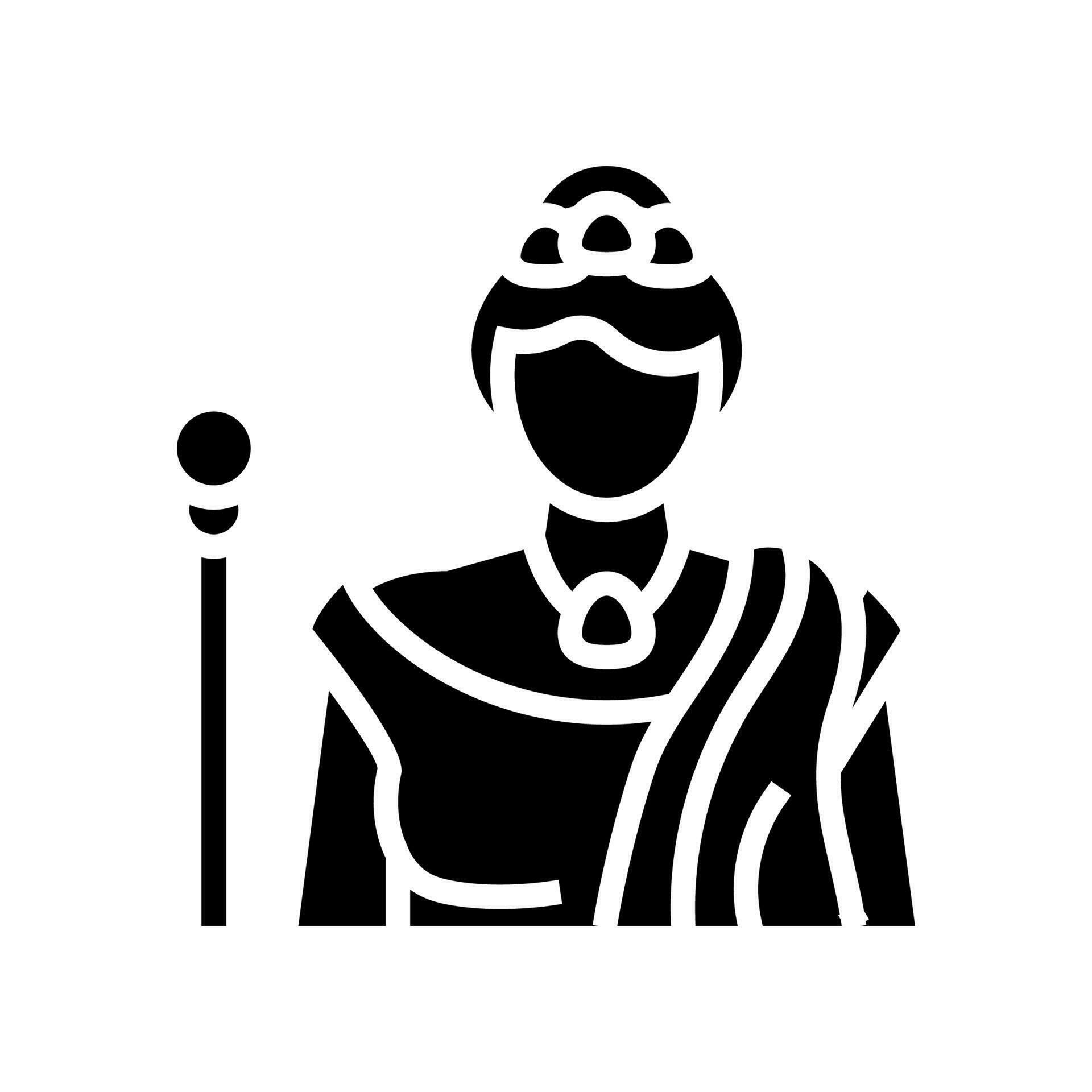 hera greek god mythology glyph icon vector illustration 24131138 Vector 