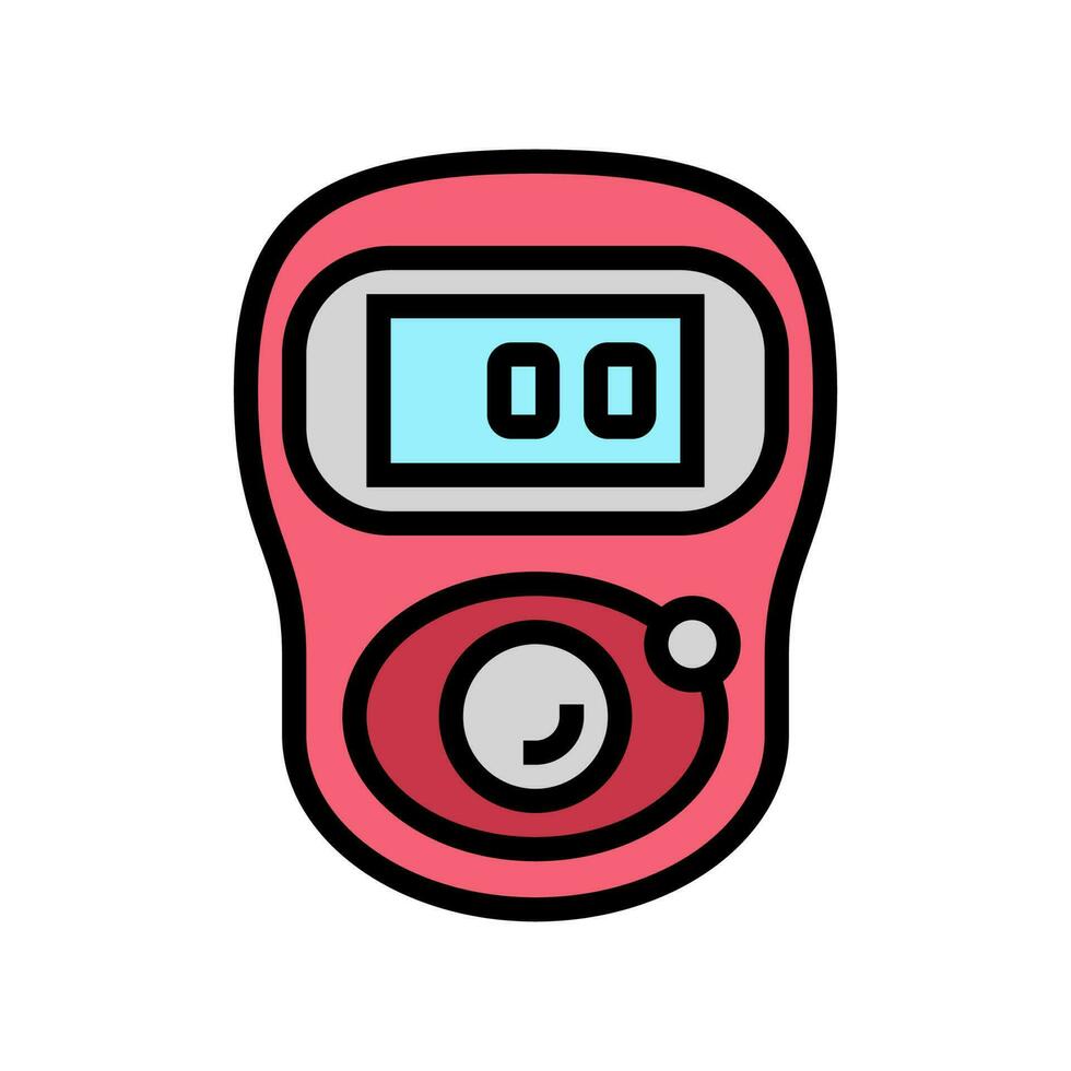 row counter knitting wool color icon vector illustration