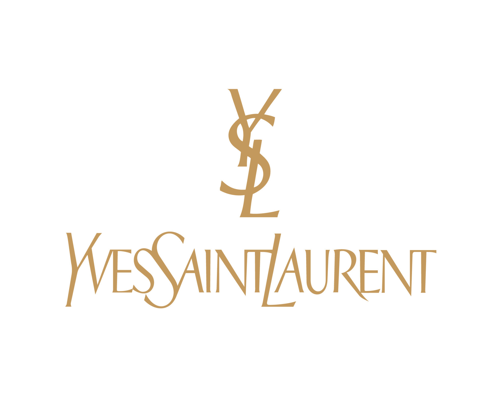 Ysl Yves Saint Laurent Brand Logo Symbol Clothes Design Icon Abstract