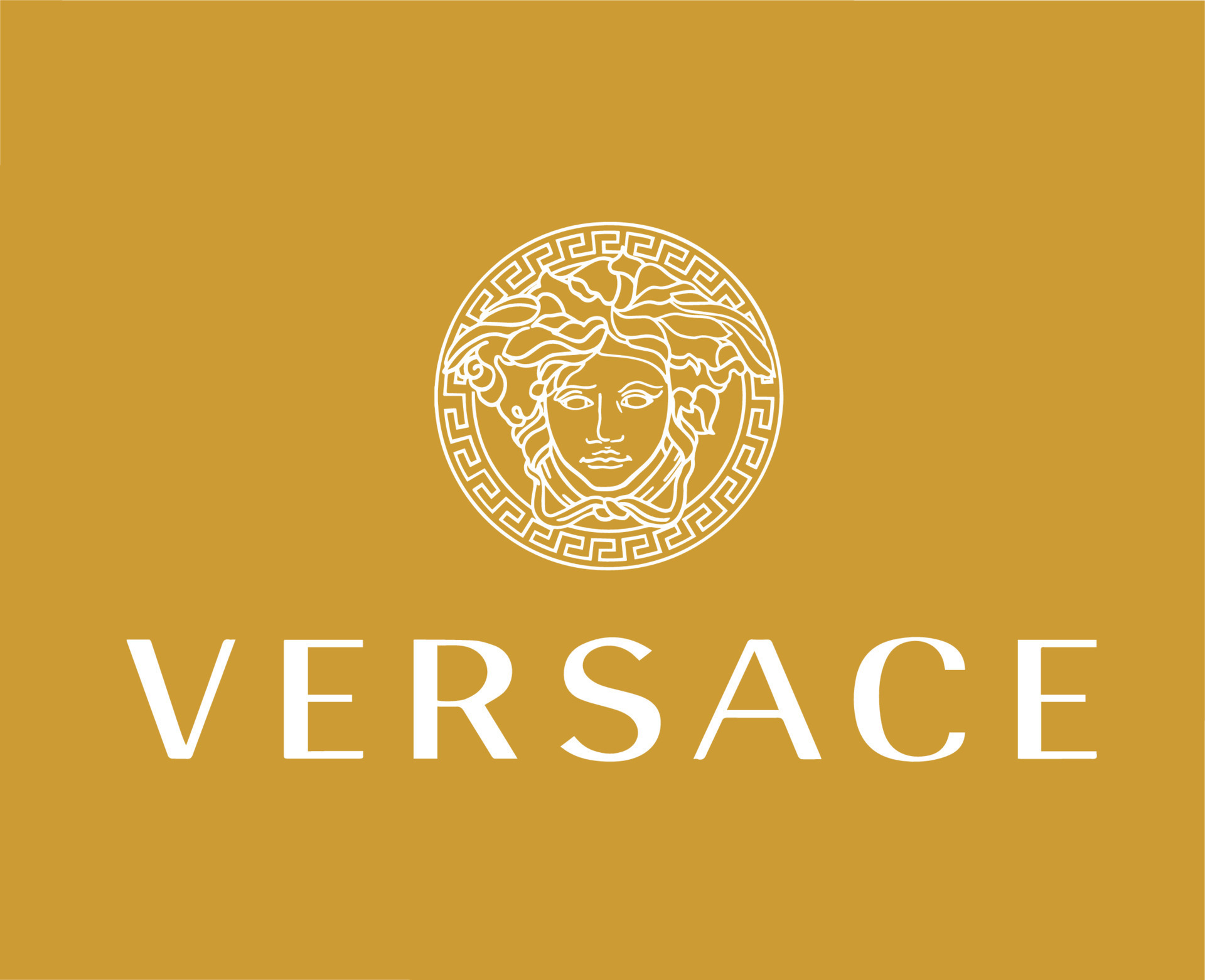 Versace Brand Logo With Name White Symbol Clothes Design Icon Abstract ...