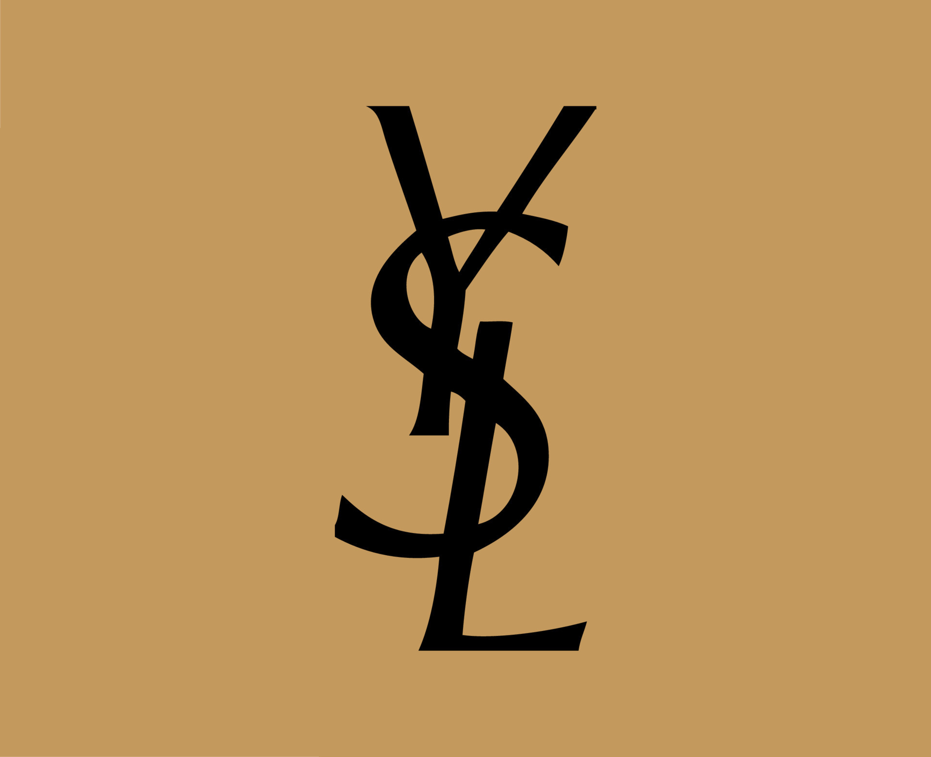 Ysl Brand Logo Black Symbol Yves Saint Laurent Clothes Design Icon