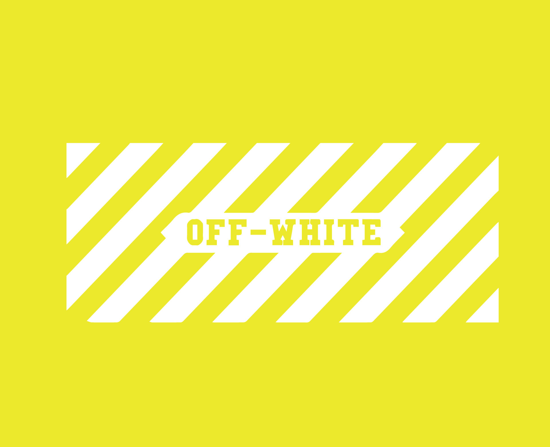 Off-White Logo Brand Symbol Black Design Clothes Icon Abstract Vector  Illustration With Yellow Background 23871605 Vector Art at Vecteezy