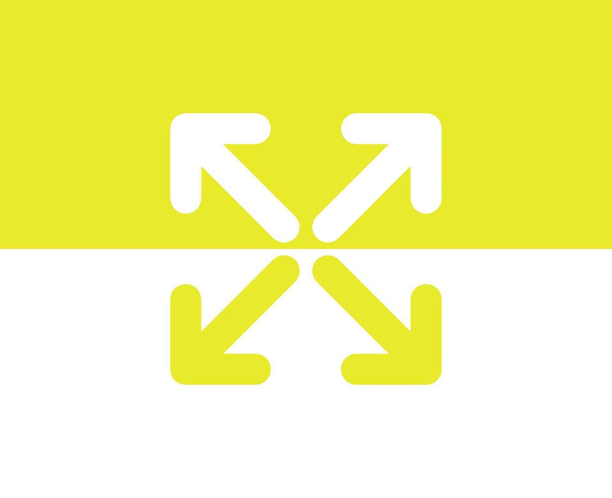 Off-White Logo Symbol White And Yellow Clothes Design Icon Abstract Vector Illustration