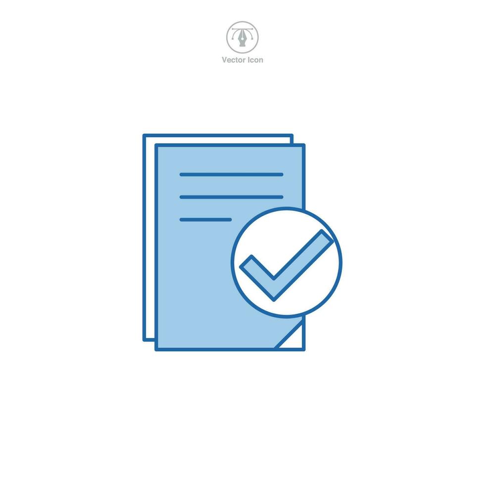 Document icon symbol template for graphic and web design collection logo vector illustration