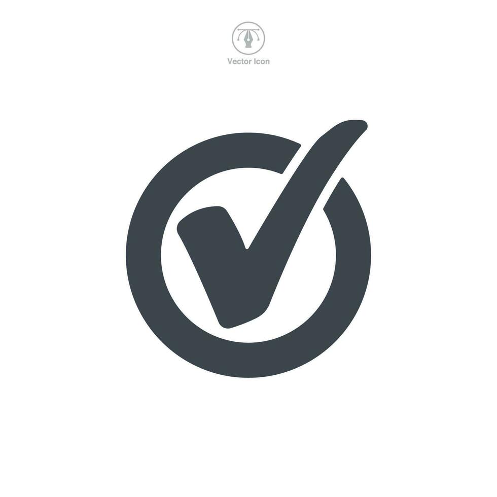 Check Mark icon symbol template for graphic and web design collection ...