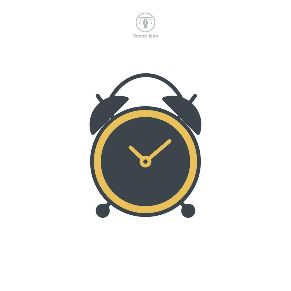 Clock icon symbol template for graphic and web design collection logo vector illustration