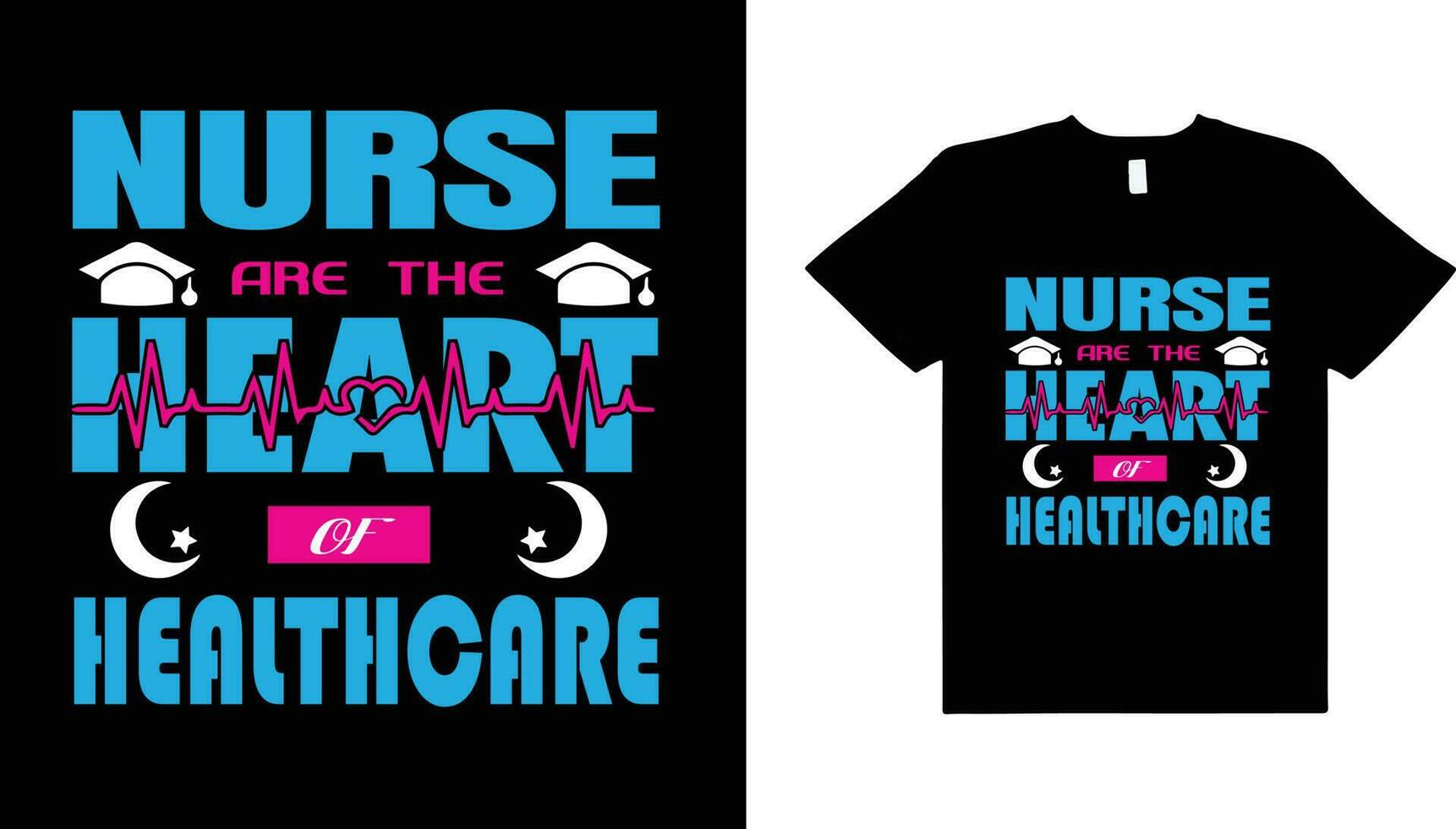 Nursing lettering quotes design, Nurses practitioner typographic saying design. vector