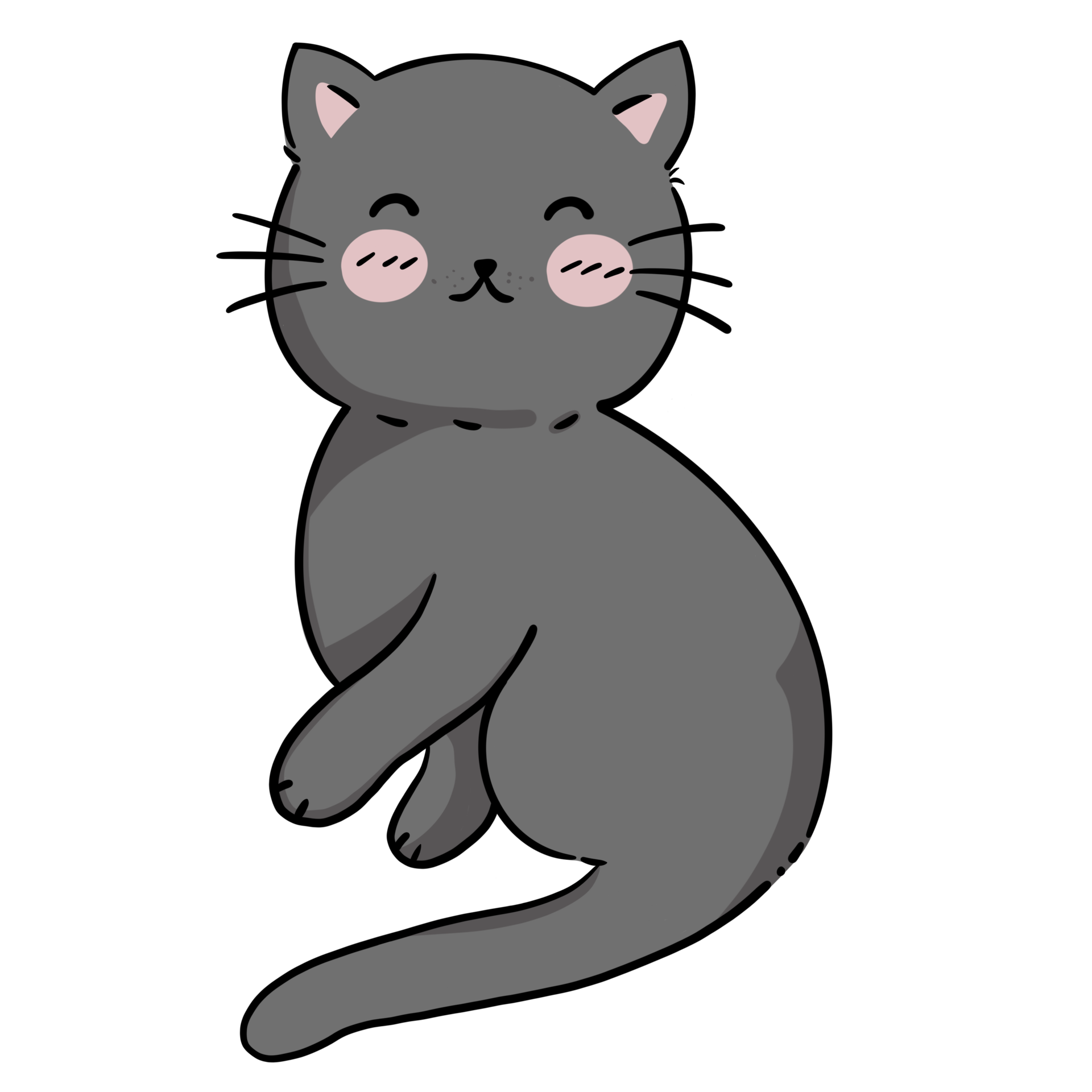 Cute Cat Character 24132460 PNG