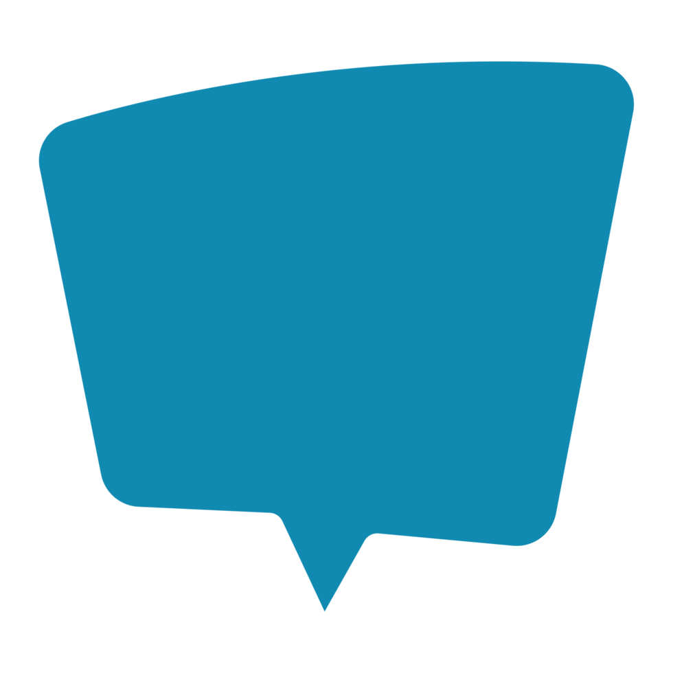 Blue Shape Blank Speech Bubble Dialog Comic Style, Chat Dialog png