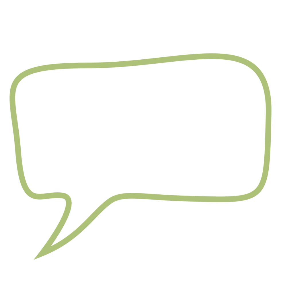 Blank Speech Bubble Dialog Outline Comic Style, Chat Dialog, Simple Dialog Shape, Comic Comment png