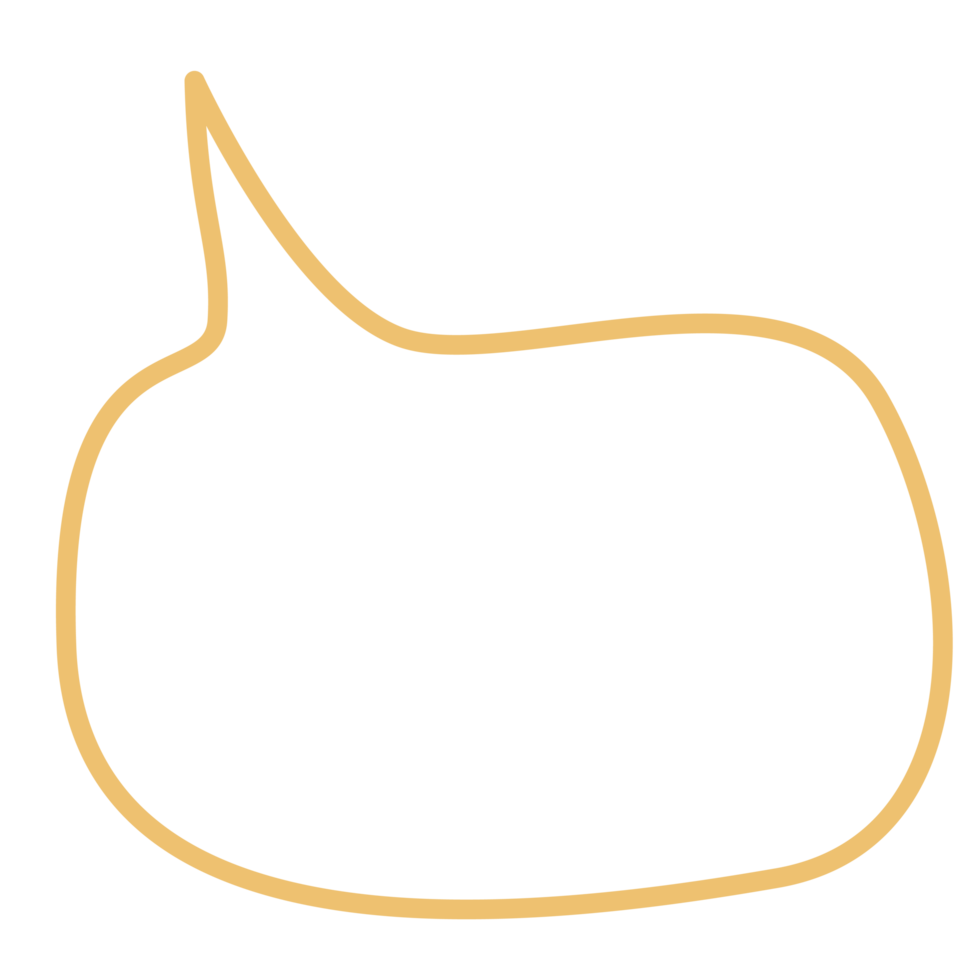 Blank Speech Bubble Dialog Outline Comic Style, Chat Dialog, Simple Dialog Shape, Comic Comment png