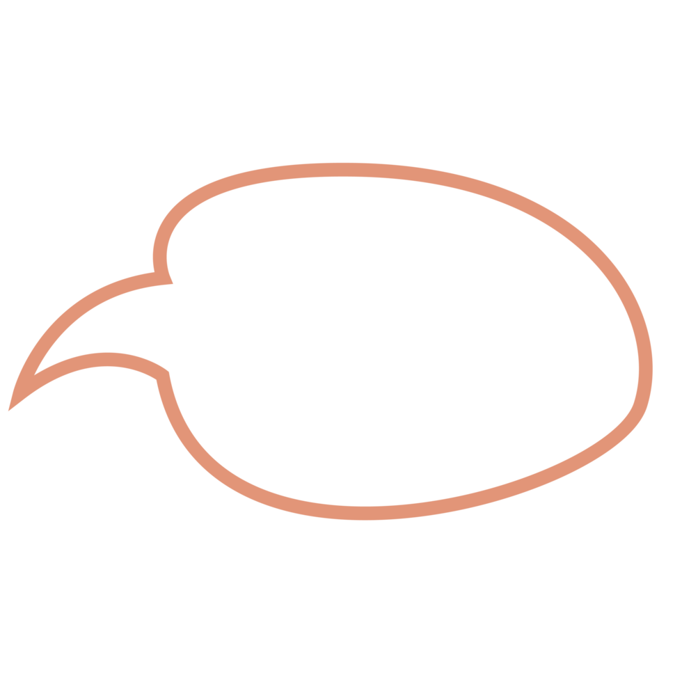 Blank Speech Bubble Dialog Outline Comic Style, Chat Dialog, Simple Dialog Shape png