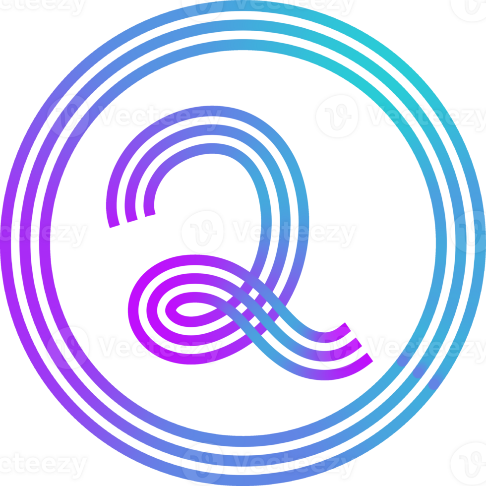 Numbers with colors line png
