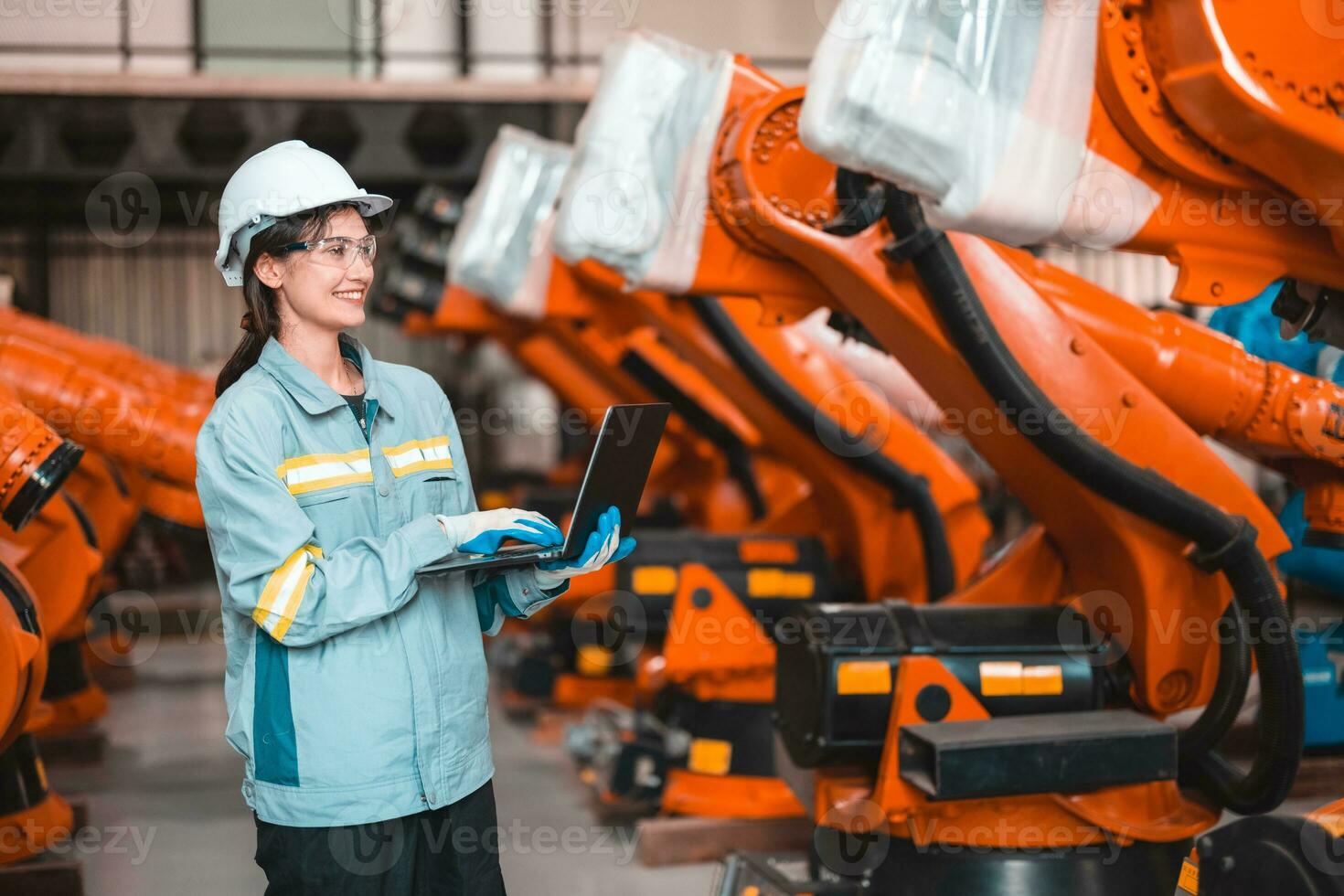 Robotic engineer conduct regular maintenance by inspecting, testing, and running software test to ensure robot stay in standard condition.Recording, reporting damaged, uncompleted items to supervisor photo