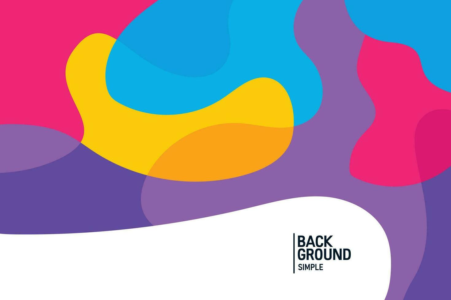 Colorful abstract background. Fluid banner template vector illustration.