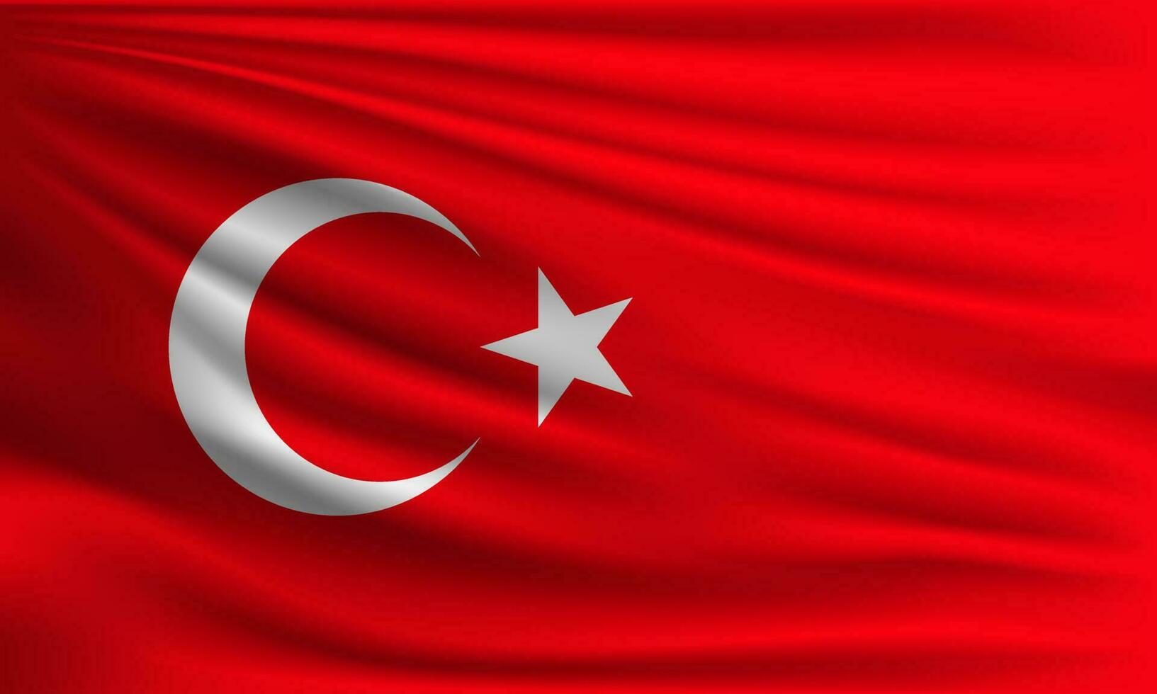 Vector flag of Turkey