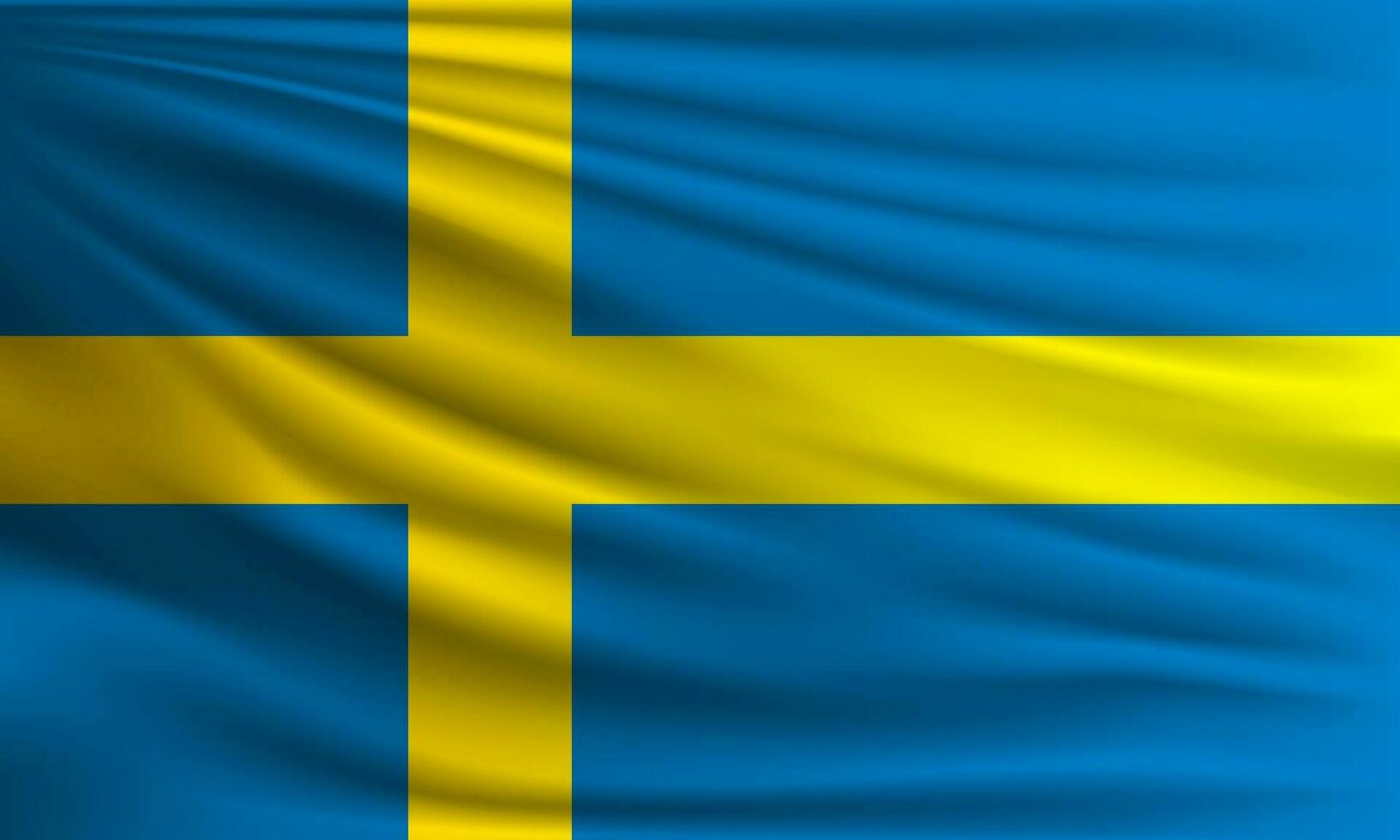 Vector flag of Sweden