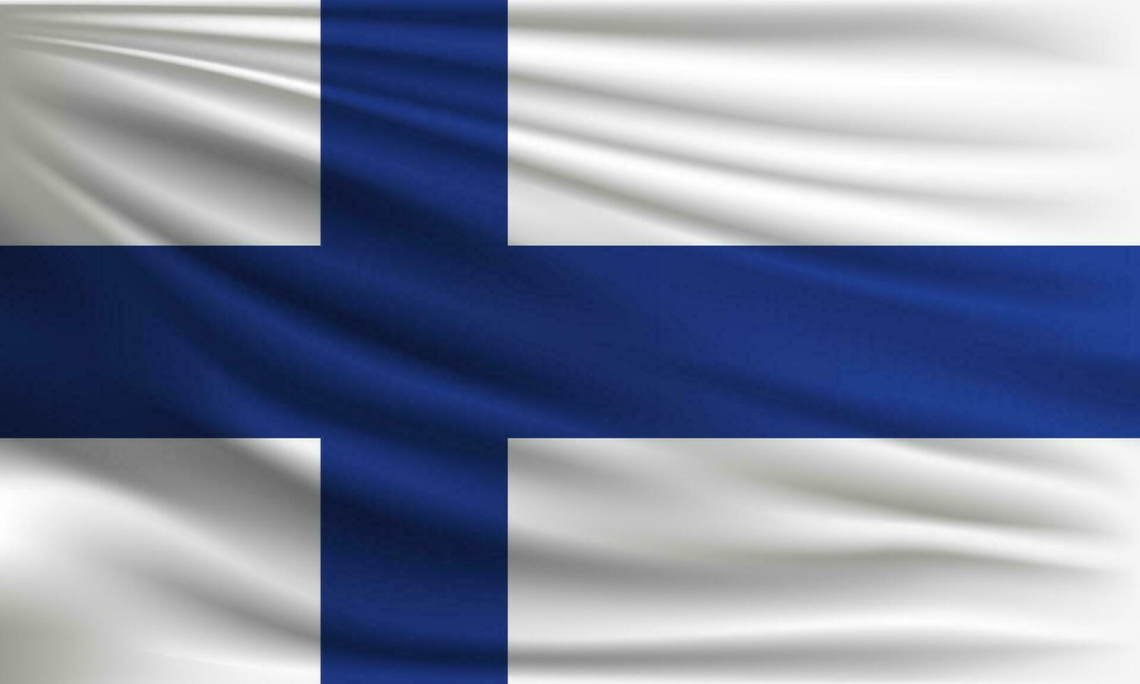 Vector flag of Finland