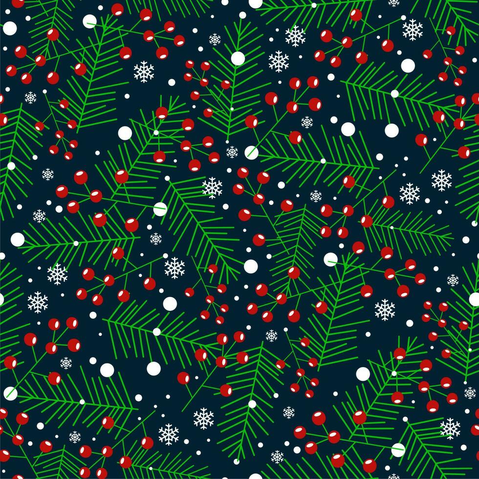 Seamless pattern happy  new year and christmas with cute character and christmas vector